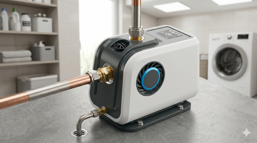 Умная насосная станция Wassermann IBP400-III с цифровым дисплеем и частотным управлением