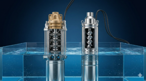 Скважинный винтовой центробежный насос в разрезе - принцип работы