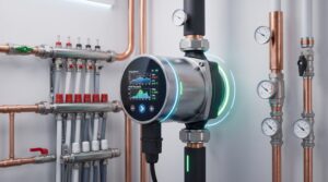 Умный энергосберегающий циркуляционный насос Wassermann для системы отопления